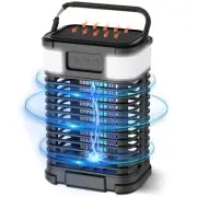 Solar Bug Zapper, 4200V Mosquito Zapper, Cordless & Rechargeable Bug Zapper O...