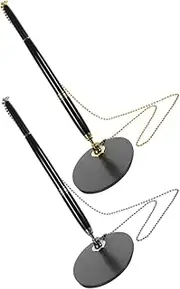 OFFSCH Professional Signature Pen Gel Guest Book Wedding Pen Desk Counter Stand Key Chain Office Stationery