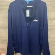NWT Prince Pickleball Men's Ponte 1/4 Zip Pullover Jacket Blue Size XXL