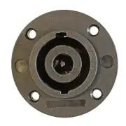 8 Pole position speakon compatible connector panel flush mount speaker amp jack