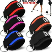 DBX ANKLE D RING STRAPS Thigh Pulley Lifting Gym Workout Weight Training Strap
