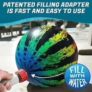 1x new inflatable watermelon rubber ball beach pool spa fun toy AU Local