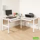 《DFhouse》頂楓150+90公分大L型工作桌+2抽屜+桌上架-楓木色 工作桌 電腦桌椅 (4.4折)