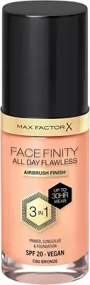 Max Factor Facefinity 3-In-1 Foundation Bronze 80