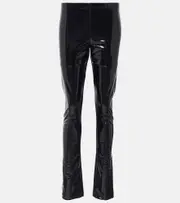 [Junya Watanabe] Junya Watanabe Vinyl slim pants AU 14 black