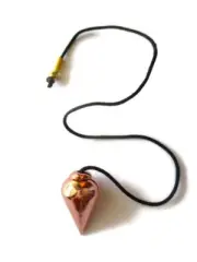 Bronze Truthseeker Solid Metal Precision Pendulum with Cord Dowsing Divination