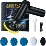 Car Polisher Cordless Small Rechargeable Waxing Machine Car Scratch Repair