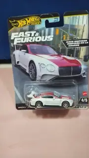 Hot Wheels Premium Fast & Furious 2018 Bentley Continental GT3 Real Riders New