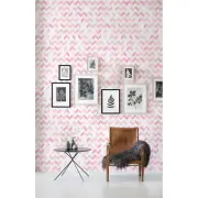 Lovely Herringbone decor Geometric wall mural Simple removable wallpaper