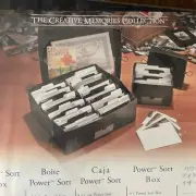 CM Creative Memories LARGE POWER SORT BOX Holds 2400 Photos Storage Holder NEW