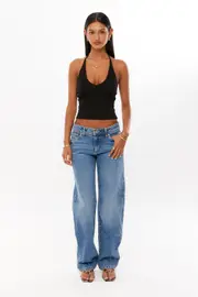 [Supré] Supré - Low Rise Straight Jean - Astro blue 10 ASTRO BLUE