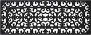 A1HC Indoor Outdoor Floor Mat 18x48, Natural Rubber, Audrey Rubber Entry Double Doormat Ideal for Outside entryway, Dirt Shoe Scraper Floormats