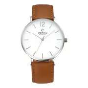 Obaku Mark - Mocha Men's Watch in Silver