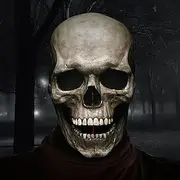 Full Head Skull Mask with Moving Jaw,Adult Entire Head Realistic Latex Helmet,Skeleton Headgear Creepy Mask Realistic Cosplay Props