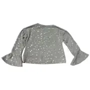 Art class S 6/6X Grey w/ Silver Stars and Ruffle Cuffs Sweatshirt