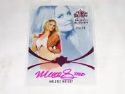 2013 Benchwarmer MALORIE MACKEY National #43 Pink Auto/25 DRACANO Chocolate Milk