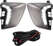 Brilluxa LED Daytime Running Light, Car DRL Lamp, Compatible with Hyundai IONIQ 2017-2019, Waterproof LED Light Strip, Front Bumper Driving Lamp