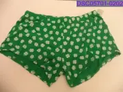 Grayson Threads Sleepwear Women's Pajama Shorts Green Shamrock Size XS