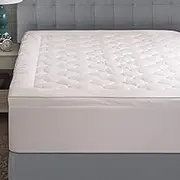 Allied Essentials Serenity Cool Sleep Mattress Pad, White (Full)
