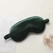 Double-Sided Silk Like Sleeping Eye Mask Dark Green