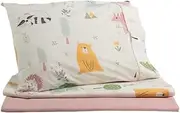 Gamanatura Toys - Bedding Set - 90 cm Bed - Pink