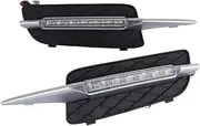 for B&MW X5 E70 2007 2008 2009 2010 Car DRL Daytime Running Lights Daylight LED Fog Head Lamp Light Cover Car Accessories