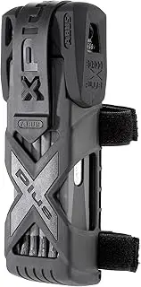 ABUS 551604 Bordo Granit X Plus 6500/85cm (33.46 in) Black - Folding Lock, Bike Lock, Security Level 15, 85cm/5.5mm (55160)