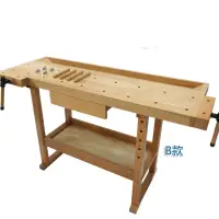 在飛比找蝦皮商城優惠-5Cgo 實木木工桌多功能木工工作台操作臺木工台成人兒童DI