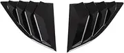 Compatible For Toyota GR Supra A90 2019-2022 Car Rear Window Triangle Exterior ABS Shutter Deflector Decoration Modified Accessrories(Black)