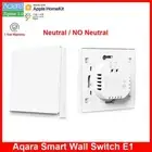 Smart Wall Switch E1 ZigBee Key Light Switch Fire Wire With Neutral NO Neutral