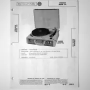 Steelman Model 215 Record Player - SAMS Photofact ™ 1952 - New NOS