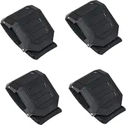 UTV Windshield Mount Clamps Straps Kit Compatible with Polaris Ranger RZR, Can Am Maverick X3, Yamaha Rhino YXZ, Kawasaki Mule Teryx Front Windshield Adjustable Fixed Mounting Clamp Kit, 4 Pack