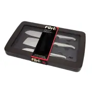 Furi Pro 3 Piece Asian Style Knife Set 3pc | Santoku Chopper Utility