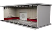MoreArt 1:64 Assemble Diorama LED Lighting Garage Model Car Display Warehouse