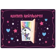 Unicorn Love Doormat Unicorn Come In (Size 50x70cm) Carpet Mat Unicorn
