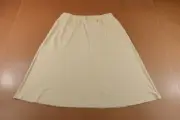 National Ultra Softs Womens Size XL Tan Jersey Pocketed Pull On Midi Skirt NWT