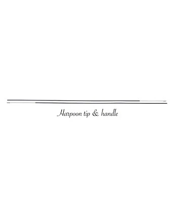 14' - 40' JUMBO Boston Whaler harpoon hull stripe -BLACK- pair x2