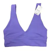 Lululemon Align V-Neck Bra A B Cup DKLA Dark Lavender Purple Size 6 and 8