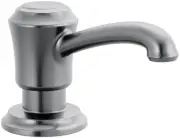 Delta RP100735 Cassidy Deck Mounted Soap Dispenser - Lumicoat Arctic Stainless