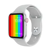1.75 Inch Ips Smart Watch Waterproof Temp / Heart Bp Sleep Monitoring White Smart Watches