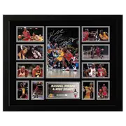 MICHAEL JORDAN & KOBE BRYANT Signed Limited Edition Photo Memorabilia Wooden Frame