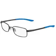 NEW KIDS FLEXON NIKE 4640 074 Gunmetal & Photo Blue Eyeglasses 48mm w/Case