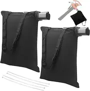[Braveboy] 2 Pack 5140125-95 Leaf Blower Vacuum Vac Shoulder Bag Compatible with Black & Decker BV3100 Leaf Blower - 5140117-99 5140125-95 Shoulder Bag, Replacement Leaf Bag