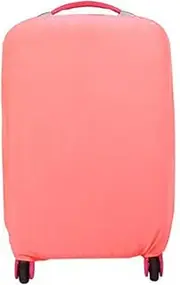 [FRCOLOR] Elastic Luggage Cover Protector for Suitcase Pink Stretchable Travel Bag Protector Durable and Scratch Resistant for Protection Against Dirt and Scratches