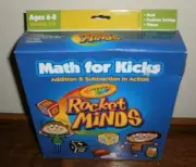 NEW CRAYOLA ROCKET MINDS MATH KIDS Ages 6-8 GRADES 1-3 Add Subtract Home School