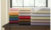 Glorious Bedding 1000TC Extra Drop Length 1 PC Valance Double Size Solid Colors