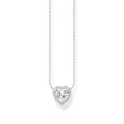 Buy Necklace with heart-shaped halo pendant by Thomas Sabo online - THOMAS SABO Australia