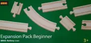BRIO Expansion Pack Beginner Railway 33401. 11 Pieces Train Set