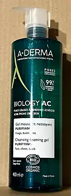A-Derma Biology AC Purifying Cleansing Foaming Gel 400ml Exp 07/2026