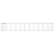 Andala Pets Outdoor Dog Kennel Galvanised Steel with Roof 26.62 m